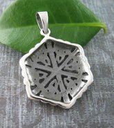 Celtic Hexagon Knot Pendant Triangle Sterling Silver | Woot & Hammy